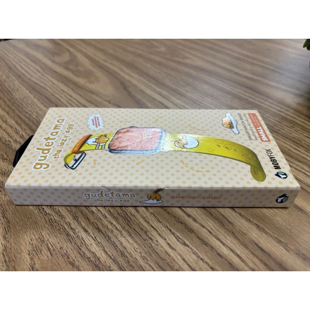 MobyFox Gudetama The Lazy Egg Apple Watch Band 38/40/41mm Sanrio New